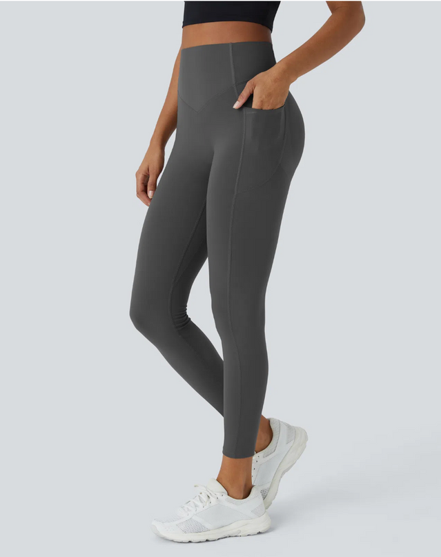 EVORA® High Waisted Scrunch Butt Lifting Tummy Control Pocket Shaping Training Leggings