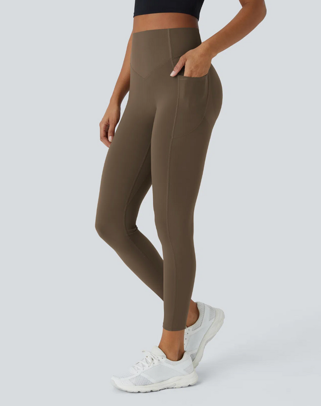 EVORA® High Waisted Scrunch Butt Lifting Tummy Control Pocket Shaping Training Leggings